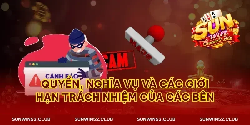 Quyền, nghĩa vụ và các giới hạn trách nhiệm của các bên